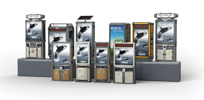 廣告垃圾桶組合 廣告垃圾桶組合