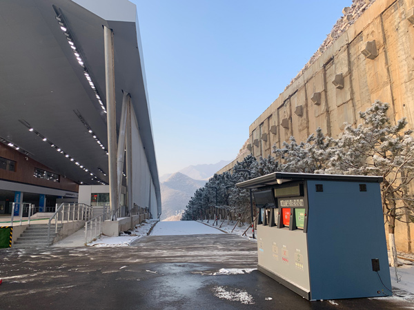 德瀾仕智能垃圾桶亮相北京冬奧會 智能垃圾回收箱